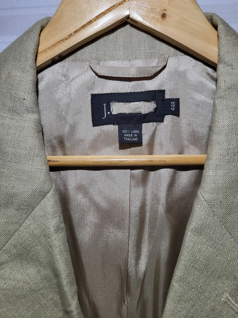 J. Crew Men's Light Beige 100% Linen Sport Coat Blazer